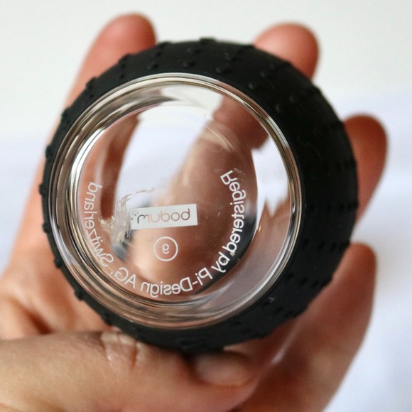 BODUM Set of 2 Pavina Glasses with Black Silicone Sleeve Espresso Tea Coffee 3oz - Picture 3 of 7